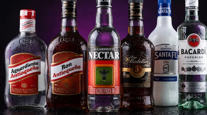 Aguardiente y ron