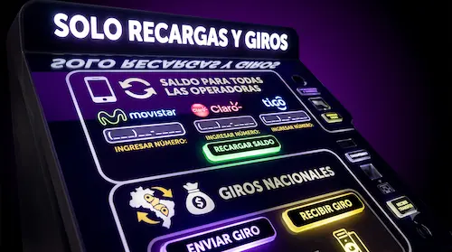 Recargas y giros